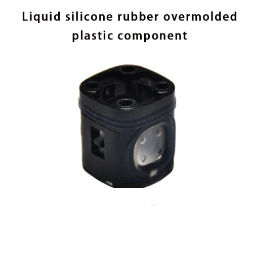 Custom OEM LSR Overmolded Plastic Components Waterproof Dustproof Corrosion-Resistant Silicone Parts with Soft-Touch Finish