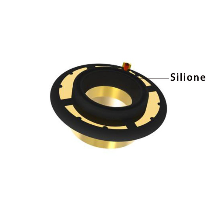Custom Medical LSR Overmolding Metal Electrode Ring Biocompatible Liquid Silicone Rubber Coated Electrode OEM Precision Silicone Manufacturer