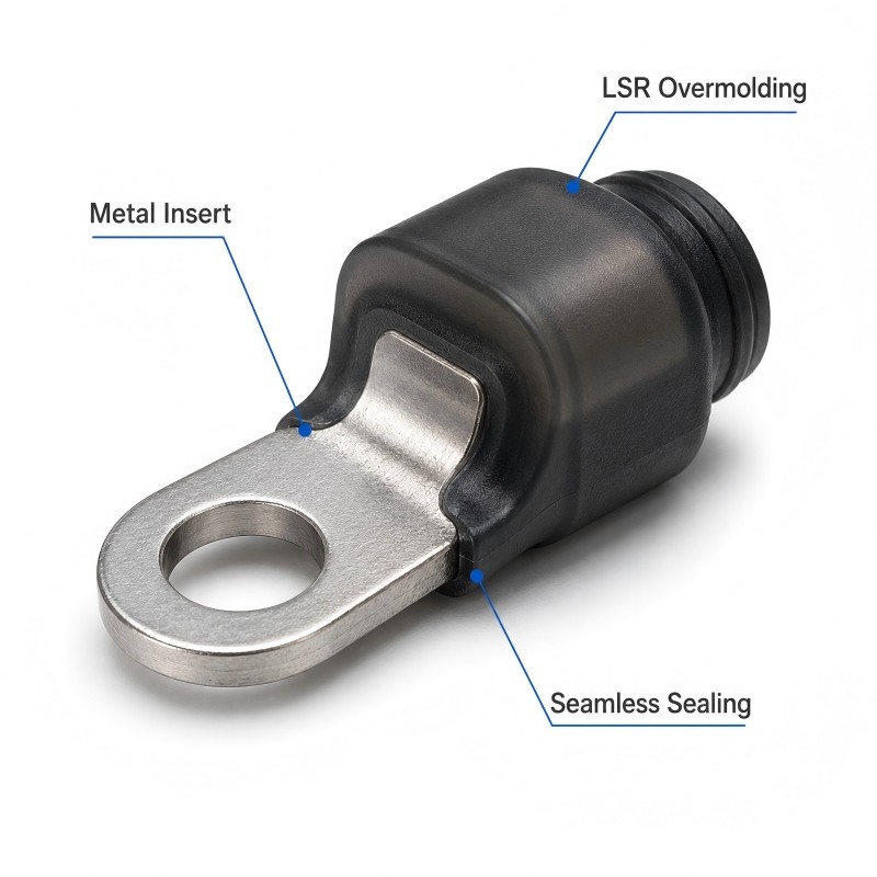Metal With Silicone OverMolding Manufacturing