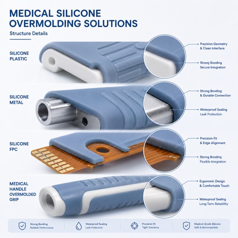 Medical device silicone overmolding solutions