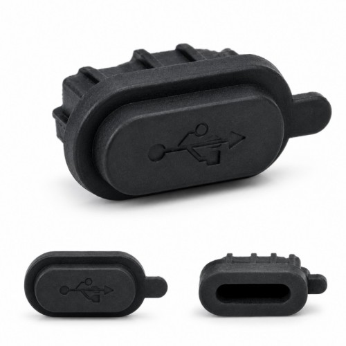 USB Port Silicone Waterproof Plug for 3C Electronics