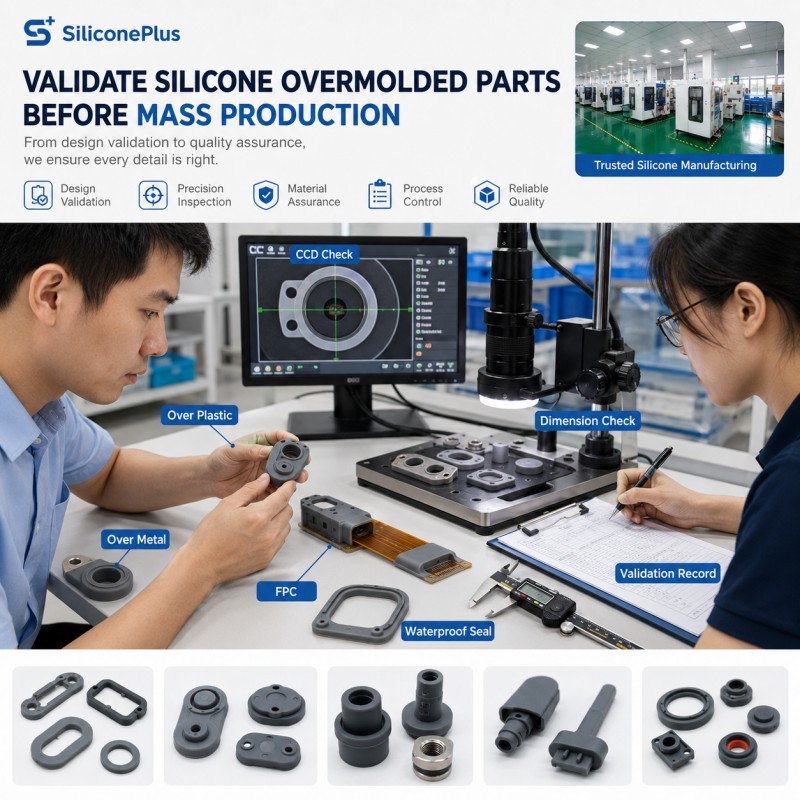 How Do You Validate Silicone Overmolded Parts Before Mass Production?