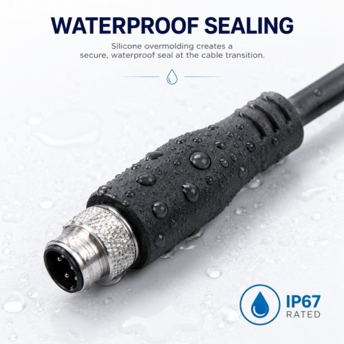 Precision Silicone Overmolded Cable Strain Relief Seal