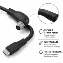 Precision Silicone Overmolded Cable Strain Relief Seal