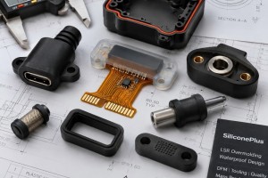 Custom LSR Overmolding for Waterproof Electronic Components