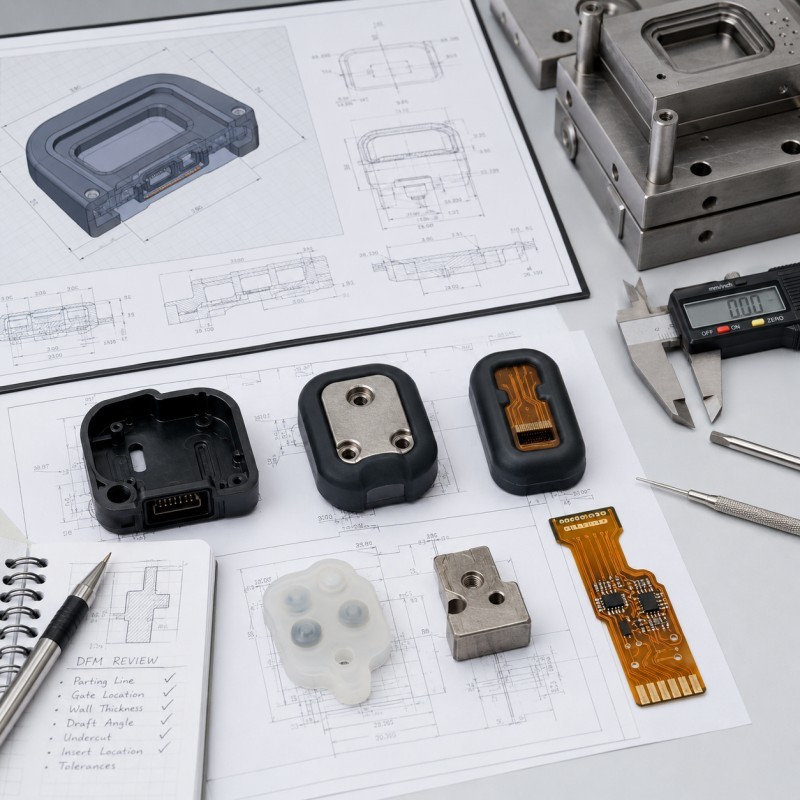 Why DFM Review Matters Before Custom LSR Overmolding Tooling