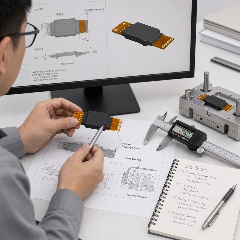 FPC overmolding design review
