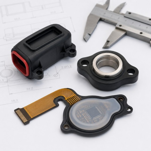 Custom Silicone Overmolding Parts Manufacturer