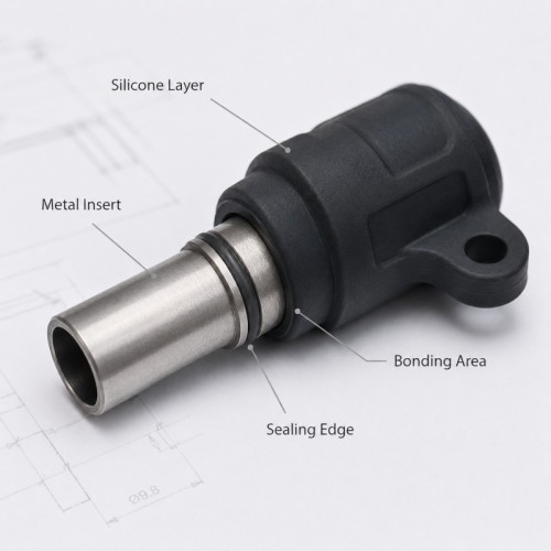 Custom Silicone Overmolding Parts Manufacturer