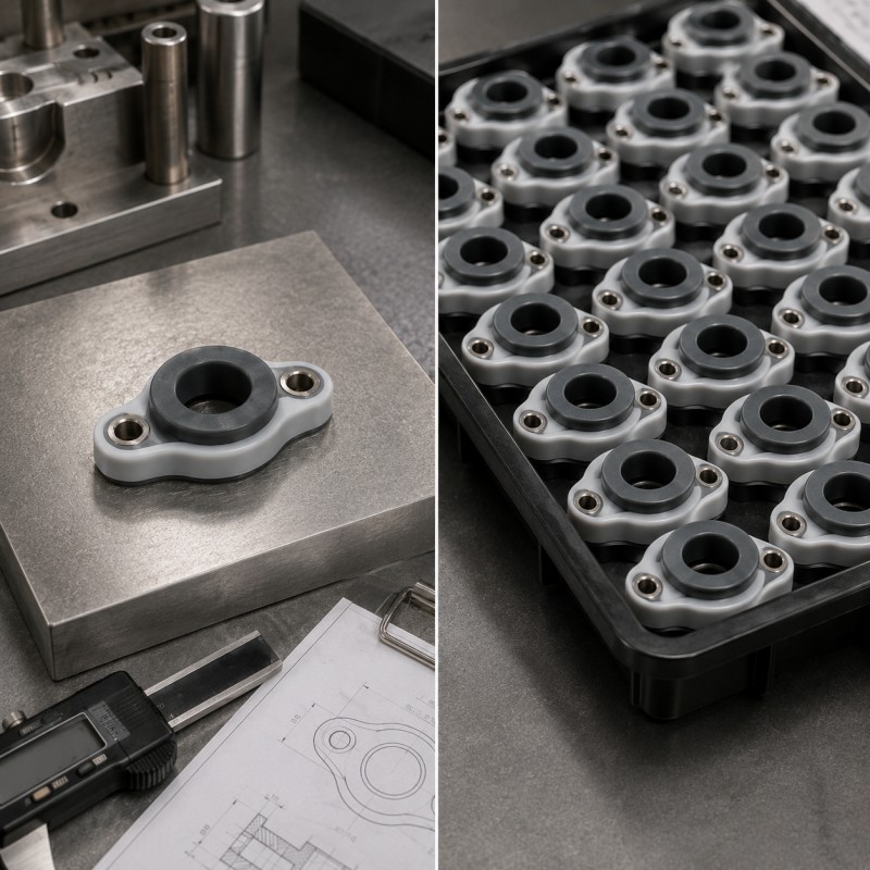 LSR overmolding prototype to mass production