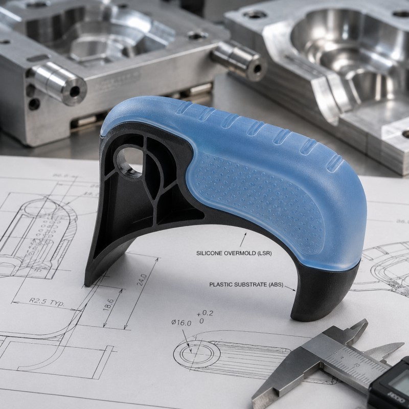 Silicone to Plastic Bonding: Adhesive vs LSR Overmolding for Mass Production
