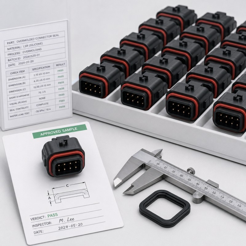 Waterproof LSR seals mass production consistency