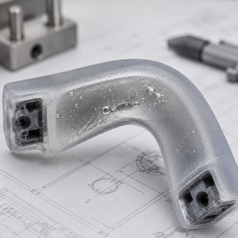 LSR micro voids and trapped air defects