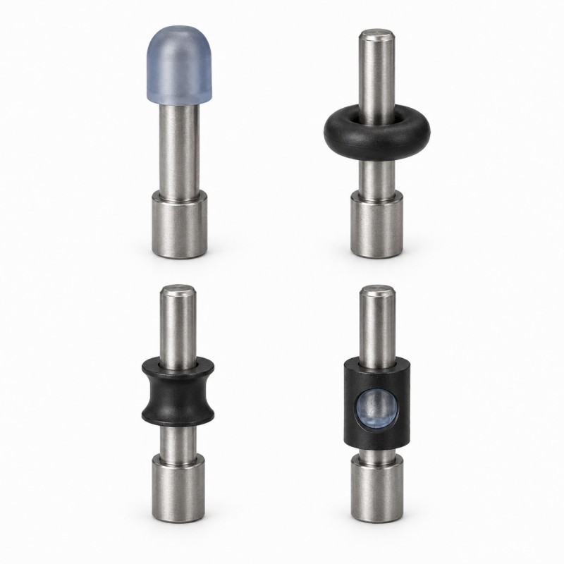 Silicone overmolded metal pin insulation