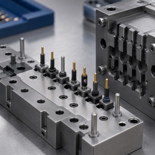 Custom LSR Overmolded Metal Pin Insulation Components