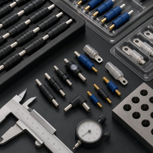 Custom LSR Overmolded Metal Pin Insulation Components