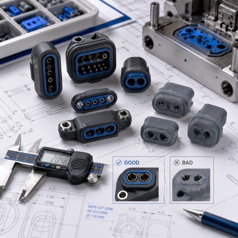 Why Does LSR Overmolding Block Holes, Contact Pads, and Connector Openings?