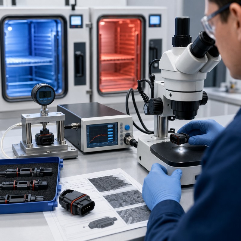 LSR thermal cycling failure analysis