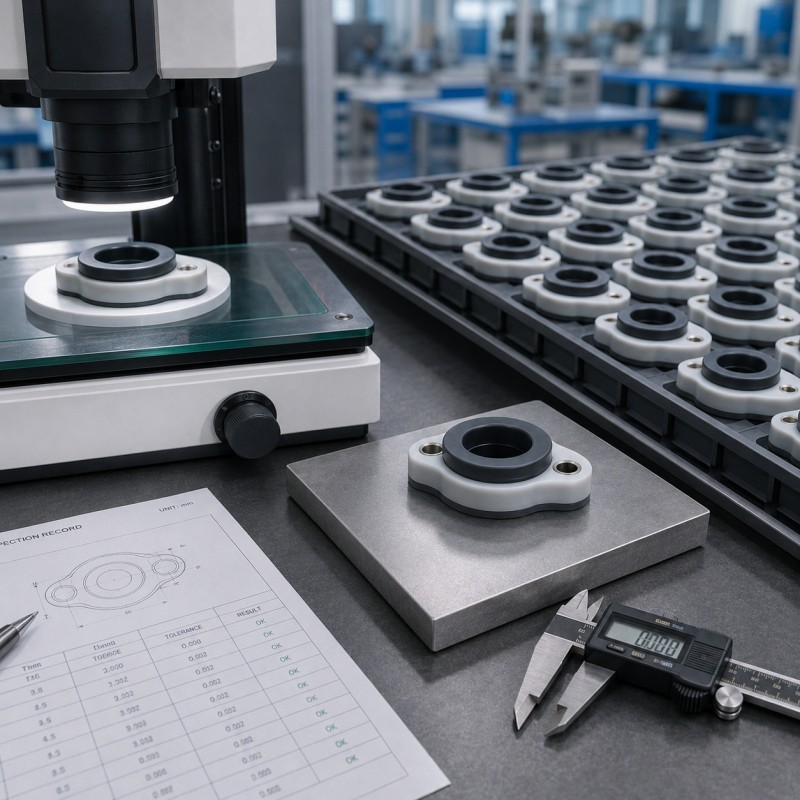 LSR mass production dimensional consistency