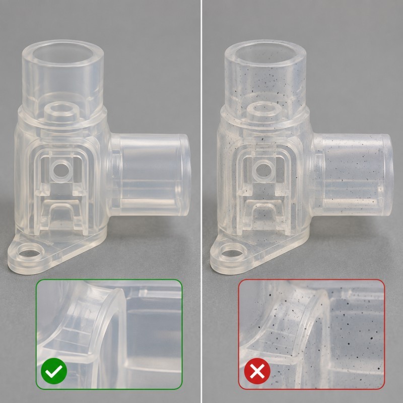 LSR contamination defect comparison