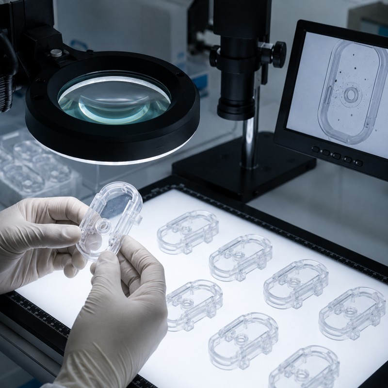 LSR surface contamination inspection