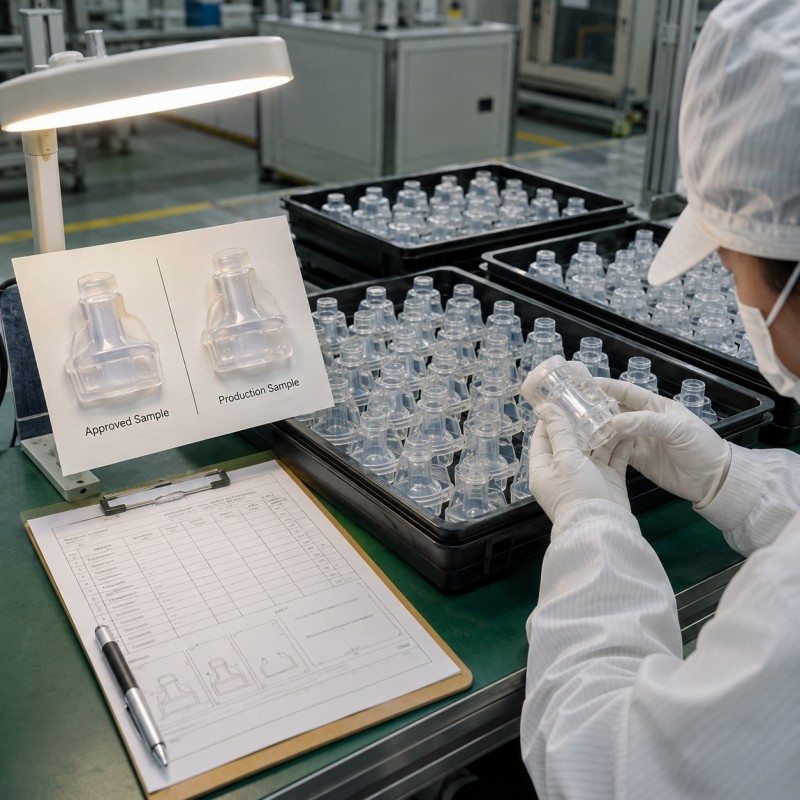 LSR mass production cleanliness control