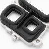 Custom LSR Overmolded Speaker and Microphone Sealing Frames