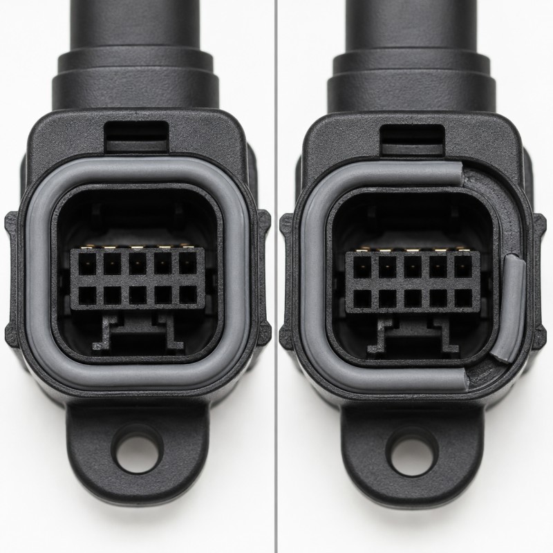 LSR short shot defect comparison