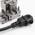 Custom LSR Overmolded Cable Strain Relief for Automotive Wire Harness