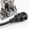 Custom LSR Overmolded Cable Strain Relief for Automotive Wire Harness