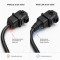 Custom LSR Overmolded Cable Strain Relief for Automotive Wire Harness