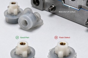 Why Does LSR Overmolding Produce Flash Around Plastic Inserts?