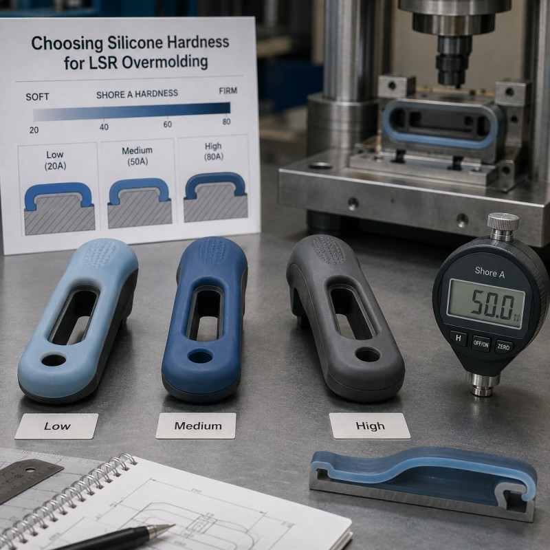 How Do You Choose the Right Silicone Hardness for LSR Overmolding?