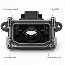 Custom LSR Overmolded Automotive Camera Module Housing Seal