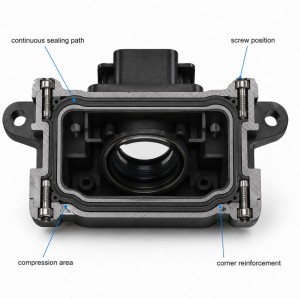 Custom LSR Overmolded Automotive Camera Module Housing Seal