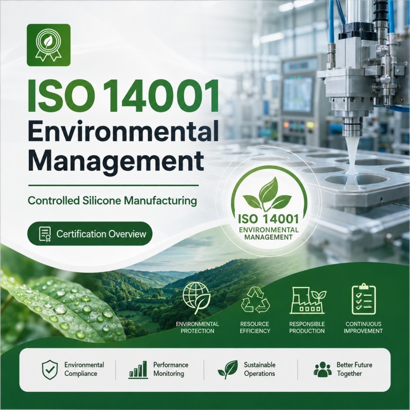 ISO 14001 Environmental Management Certification Supports SiliconePlus Manufacturing