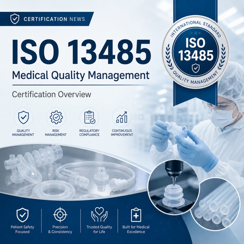 ISO 13485 Quality Management Supports Medical Silicone Manufacturing Projects