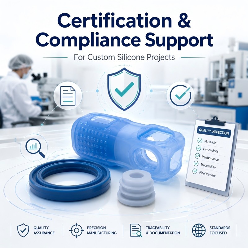 Certification and Compliance Support for Custom Silicone Projects