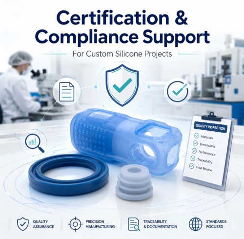 Certification and Compliance Support for Custom Silicone Projects