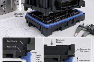 How Should Compression Stops Be Designed for LSR Overmolded Seals?