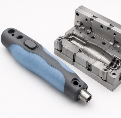 Custom Medical LSR Overmolded Surgical Instrument Handle Grip
