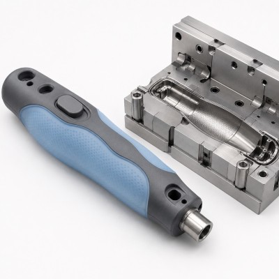 Custom Medical LSR Overmolded Surgical Instrument Handle Grip