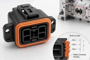 How Should Multi-Lip Silicone Seals Be Designed for LSR Overmolded Automotive Connectors?