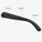 Custom LSR Overmolded Smart Glasses Temple Tips