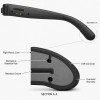 Custom LSR Overmolded Smart Glasses Temple Tips