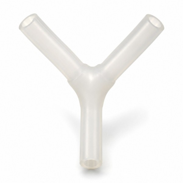 Custom LSR Overmolded Silicone Tubing Y-Connector