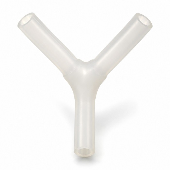 Custom LSR Overmolded Silicone Tubing Y-Connector