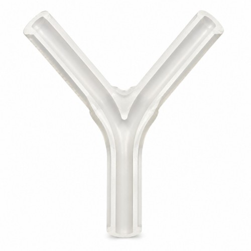 Custom LSR Overmolded Silicone Tubing Y-Connector