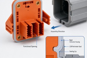 Why Do LSR Overmolded Automotive Connector Seals Roll or Fold During Assembly?