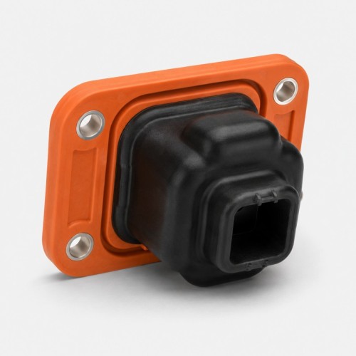 Custom Automotive Connector Peripheral Seal | LSR Overmolded Housing Gasket Manufacturer